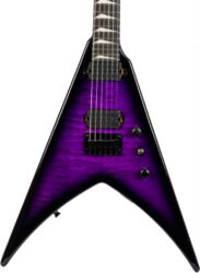 Guitare électrique métal Spira guitars V-500 TPP E - TRANS PURPLE