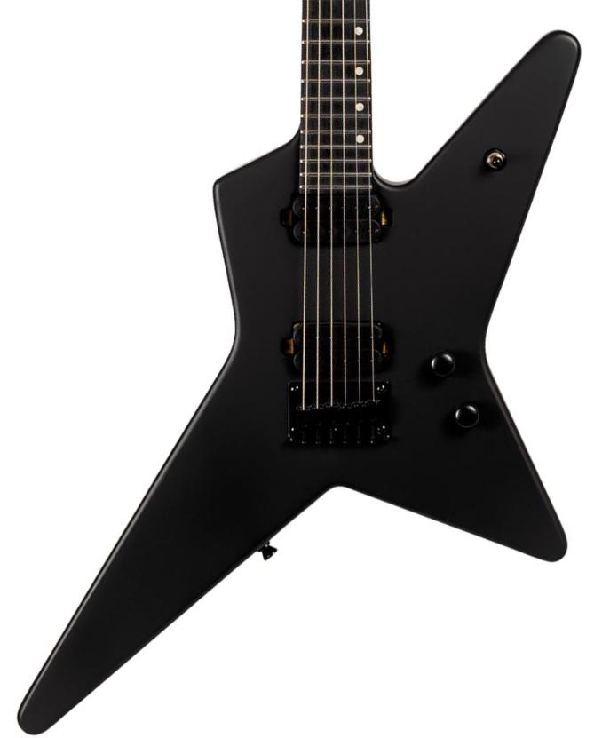 Guitare électrique métal Spira guitars SR-400 MBK - black satin