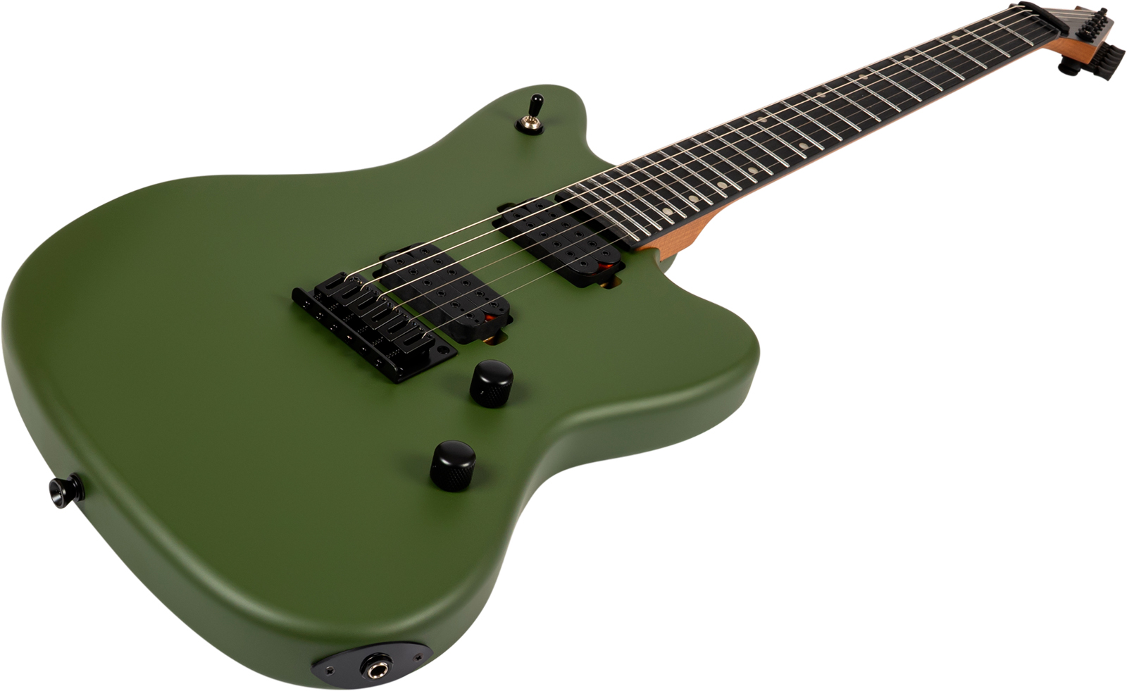 Spira Guitars J400 Mgr 2h Ht Rw - Green Satin - Guitare Électrique Double Cut - Variation 2