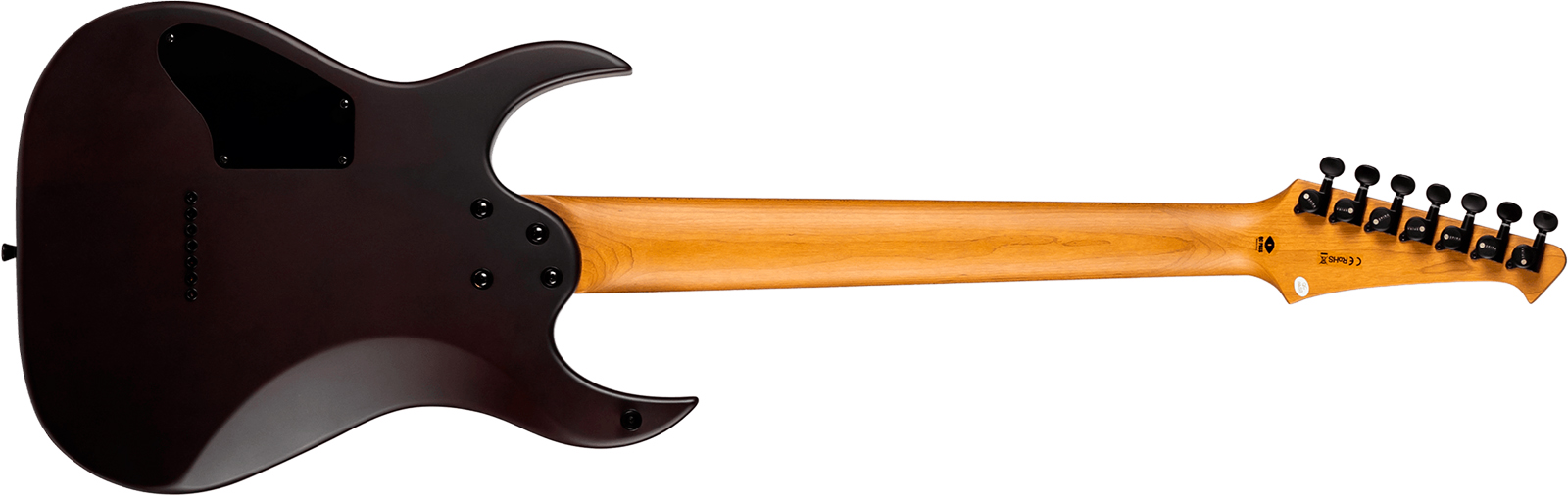 Spira Guitars S407 Mwr 7c Baryton 2h Ht Eb - Wine Red Satin - Guitare Électrique Baryton - Variation 1