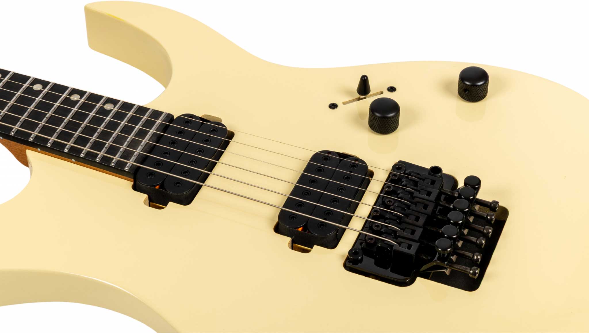 Spira Guitars S420 Awh 2h Fr Eb - Alpine White - Guitare Électrique Forme Str - Variation 3