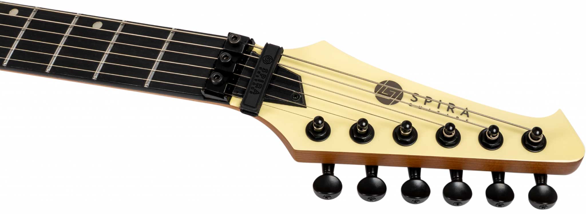 Spira Guitars S420 Awh 2h Fr Eb - Alpine White - Guitare Électrique Forme Str - Variation 4