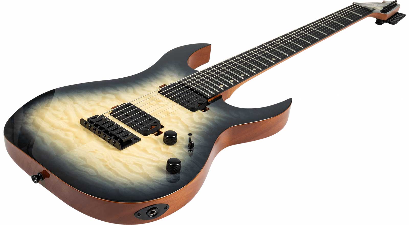 Spira Guitars S507 Qgy E 7c Baritone 2h Ht Eb - Trans Grey - Guitare Électrique 7 Cordes - Variation 3