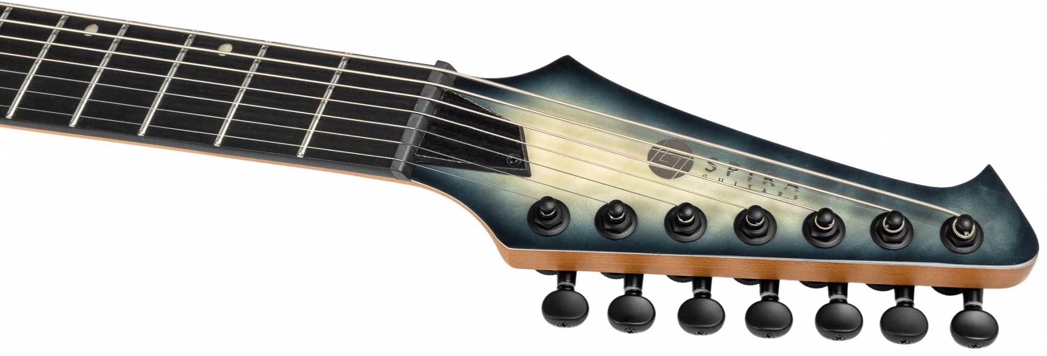 Spira Guitars S507 Qgy E 7c Baritone 2h Ht Eb - Trans Grey - Guitare Électrique 7 Cordes - Variation 5
