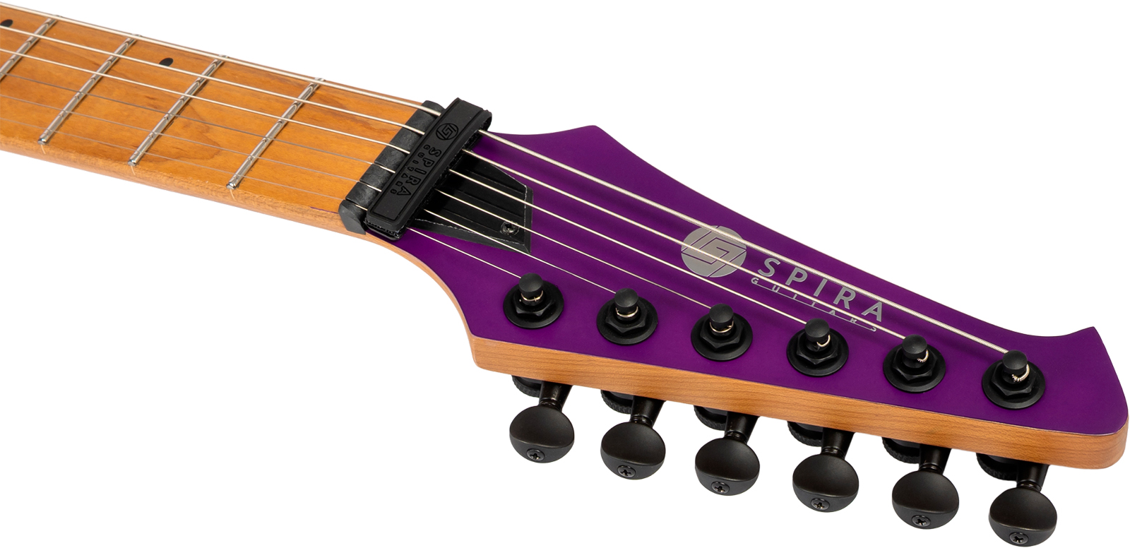 Spira Guitars S600 App 2h Ht Eb - Stained Purple - Guitare Électrique Forme Str - Variation 4