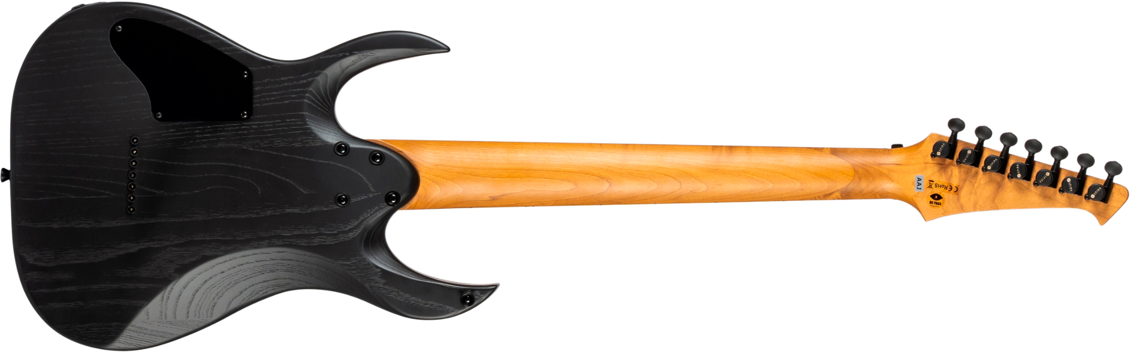 Spira Guitars S607 Abk 7c Baryton 2h Ht Eb - Stained Black - Guitare Électrique Baryton - Variation 1