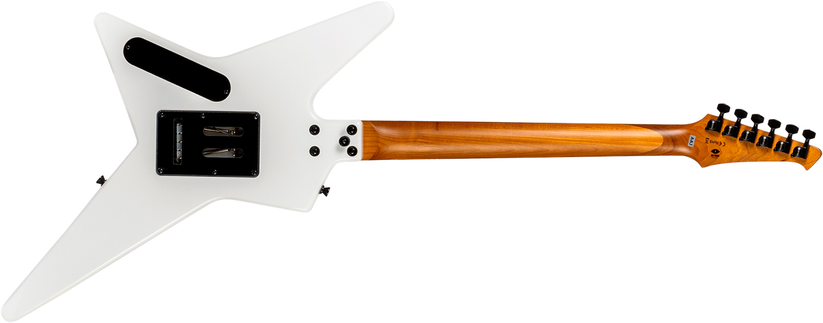 Spira Guitars Sr420 Wh 1h Fr Eb - White Satin - Guitare Électrique MÉtal - Variation 1