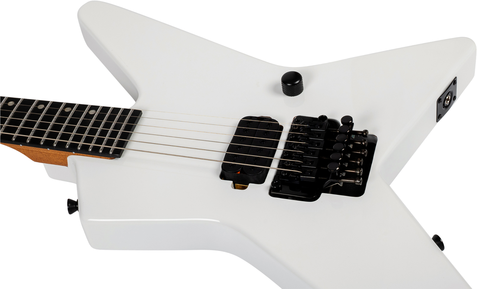 Spira Guitars Sr420 Wh 1h Fr Eb - White Satin - Guitare Électrique MÉtal - Variation 3
