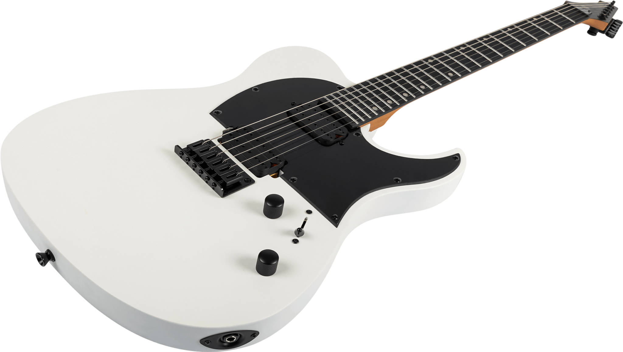 Spira Guitars T400 Mwr 2h Ht Eb - Satin White - Guitare Électrique Forme Str - Variation 2