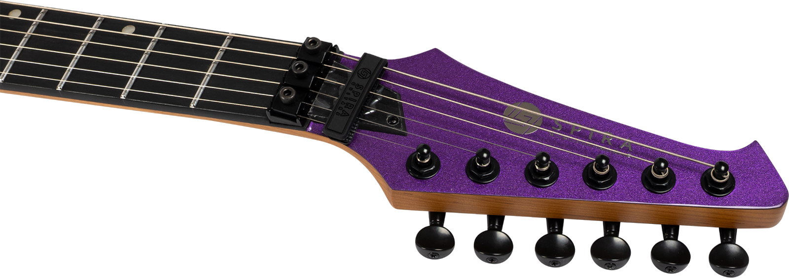 Spira Guitars T420 Pp 2h Fr Eb - Metallic Purple - Guitare Électrique Forme Tel - Variation 3