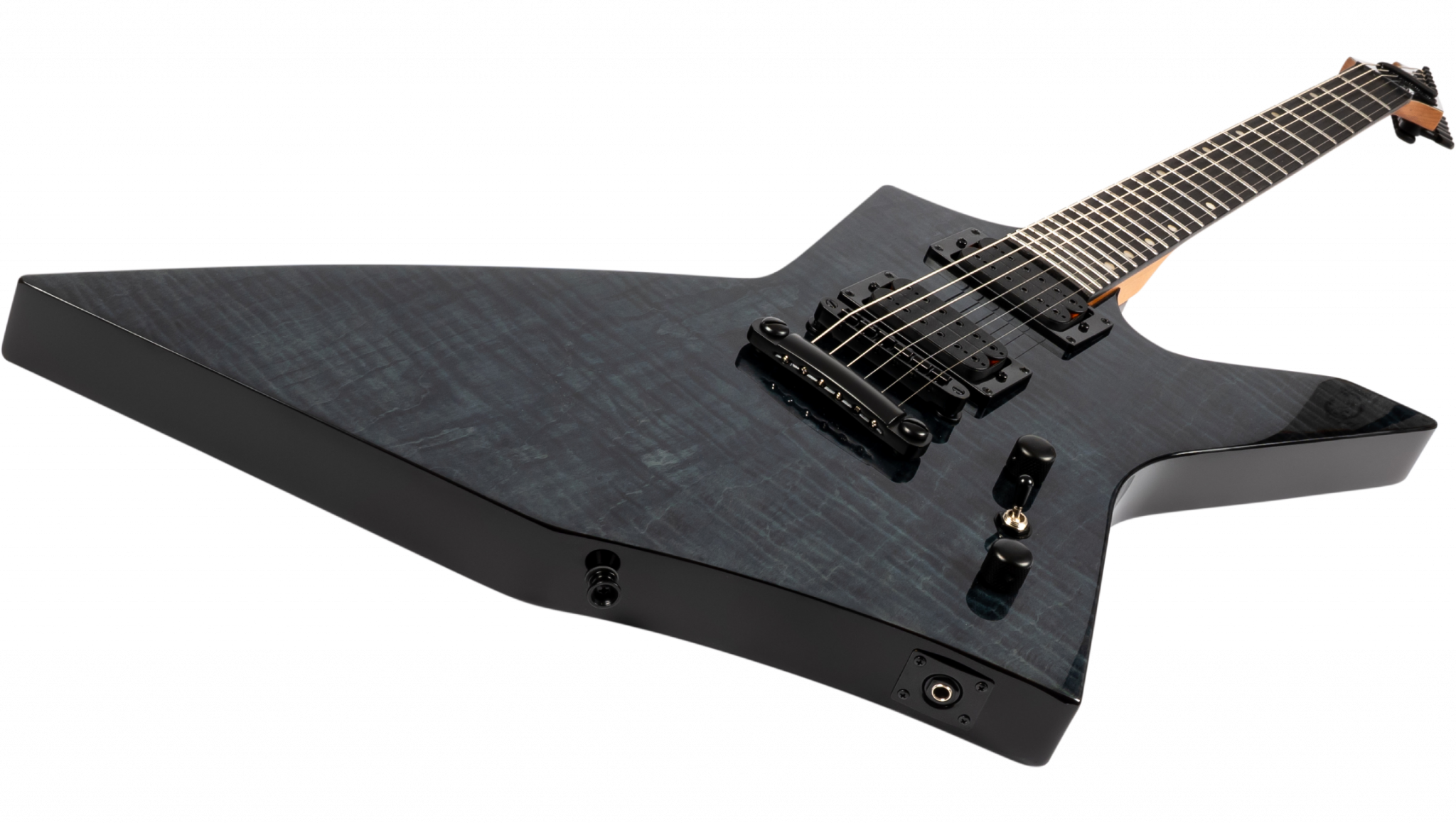 Spira Guitars T500 Tbk E 2h Ht Eb - Trans Black - Guitare Électrique MÉtal - Variation 2