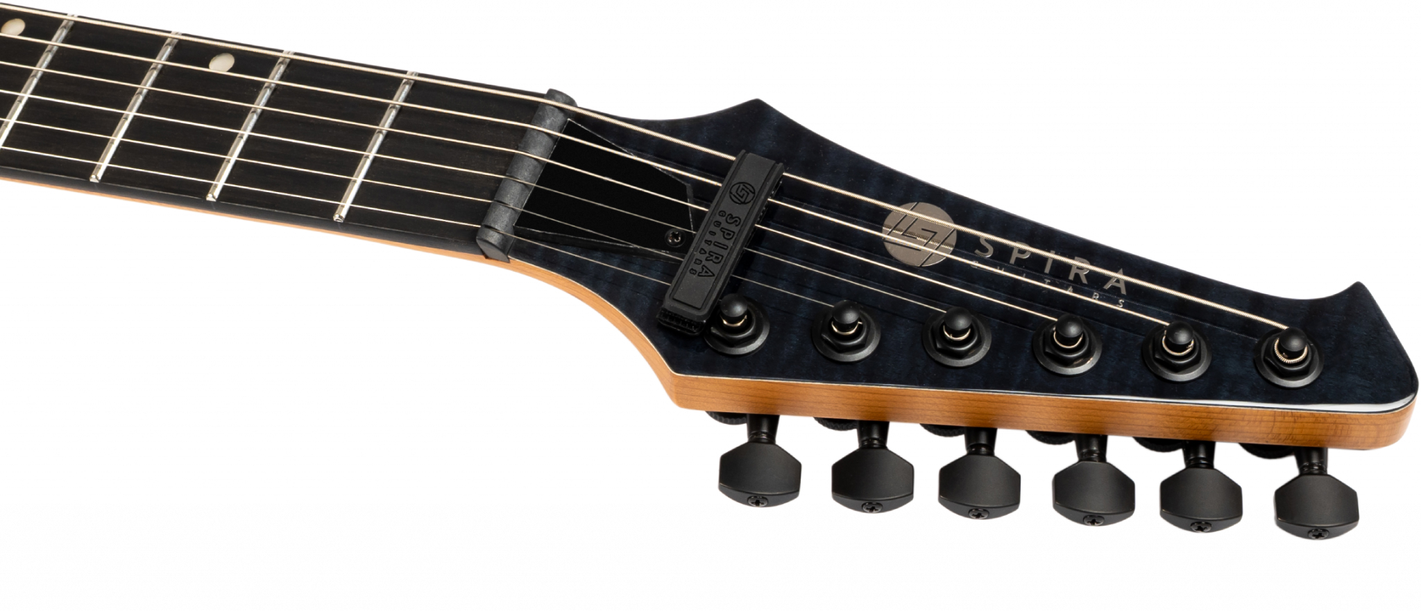 Spira Guitars T500 Tbk E 2h Ht Eb - Trans Black - Guitare Électrique MÉtal - Variation 4