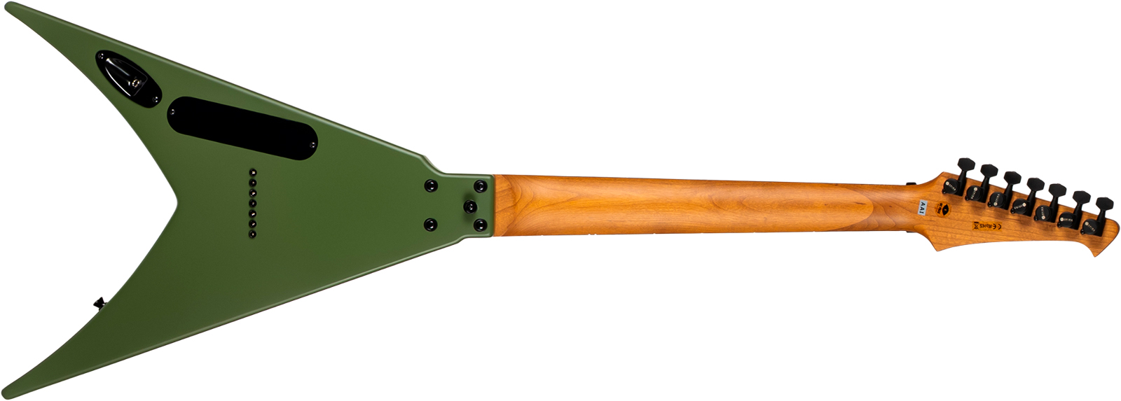 Spira Guitars V407 Mgr 7c 2h Ht Eb - Green Satin - Guitare Électrique MÉtal - Variation 1