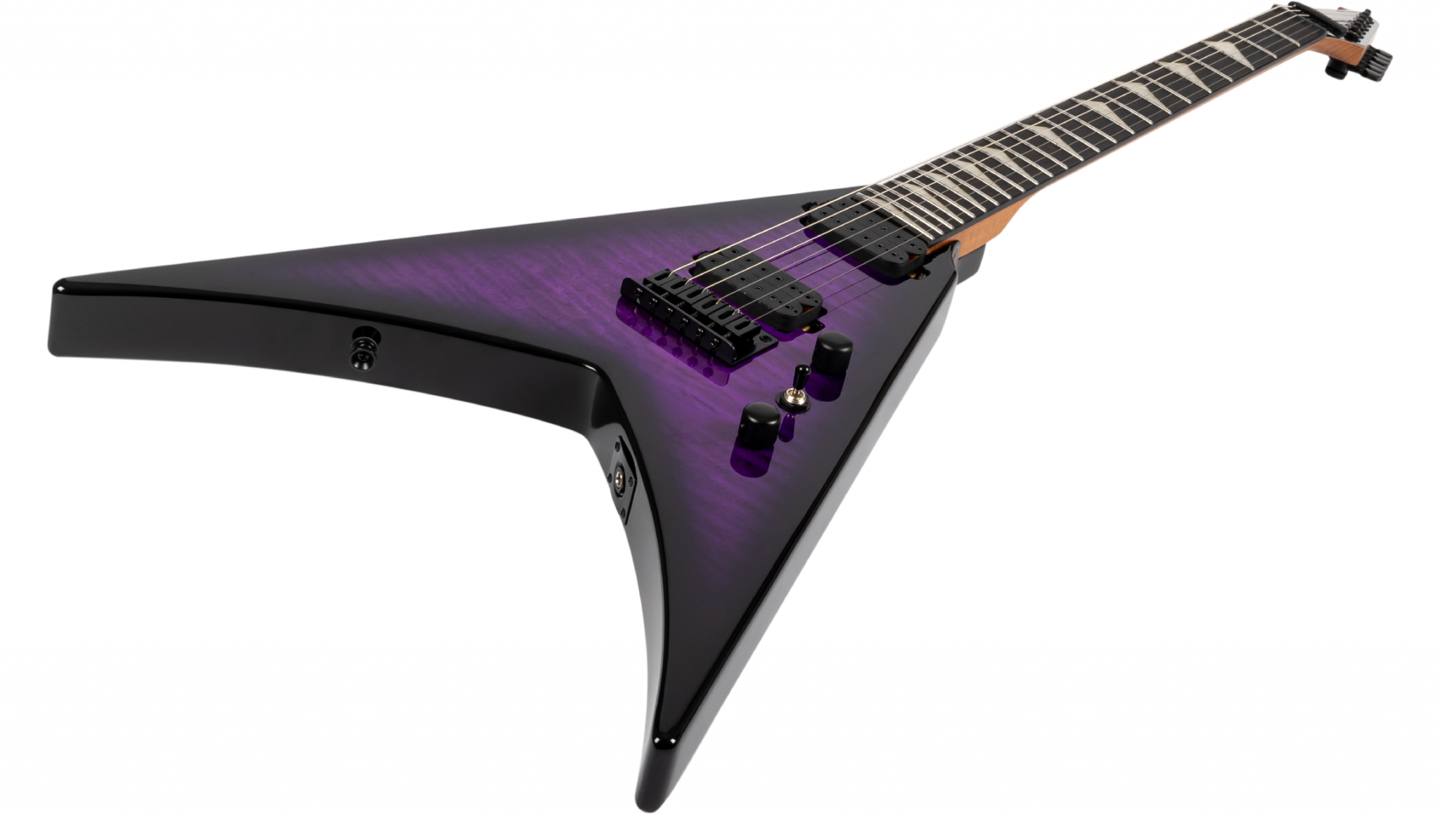 Spira Guitars V500 Tpp E 2h Ht Eb - Trans Purple - Guitare Électrique MÉtal - Variation 2
