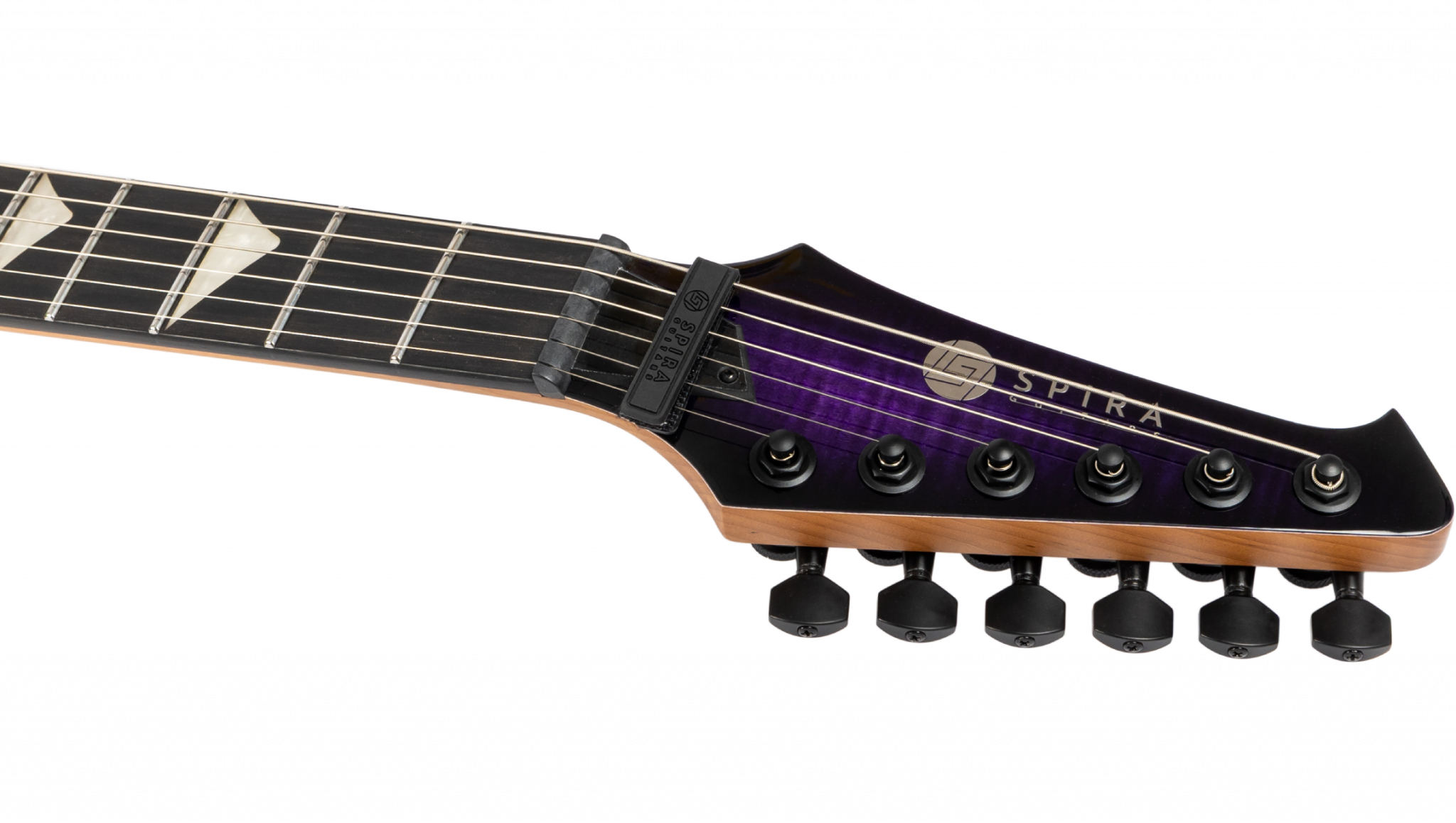 Spira Guitars V500 Tpp E 2h Ht Eb - Trans Purple - Guitare Électrique MÉtal - Variation 4