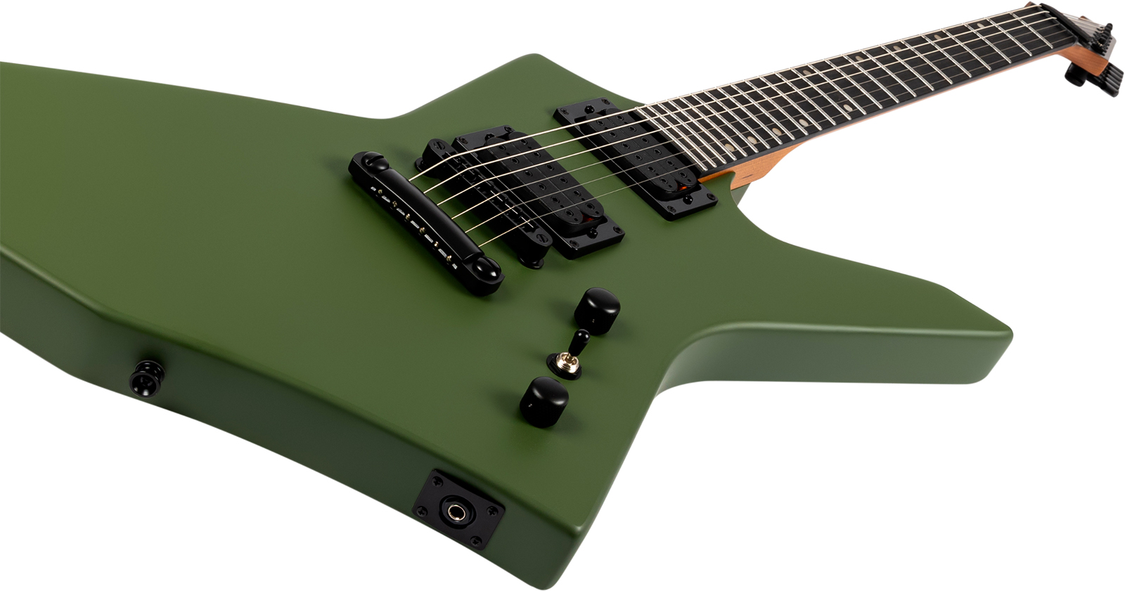 Spira Guitars X400 Mgr 2h Ht Mn - Satin Green - Guitare Électrique MÉtal - Variation 3