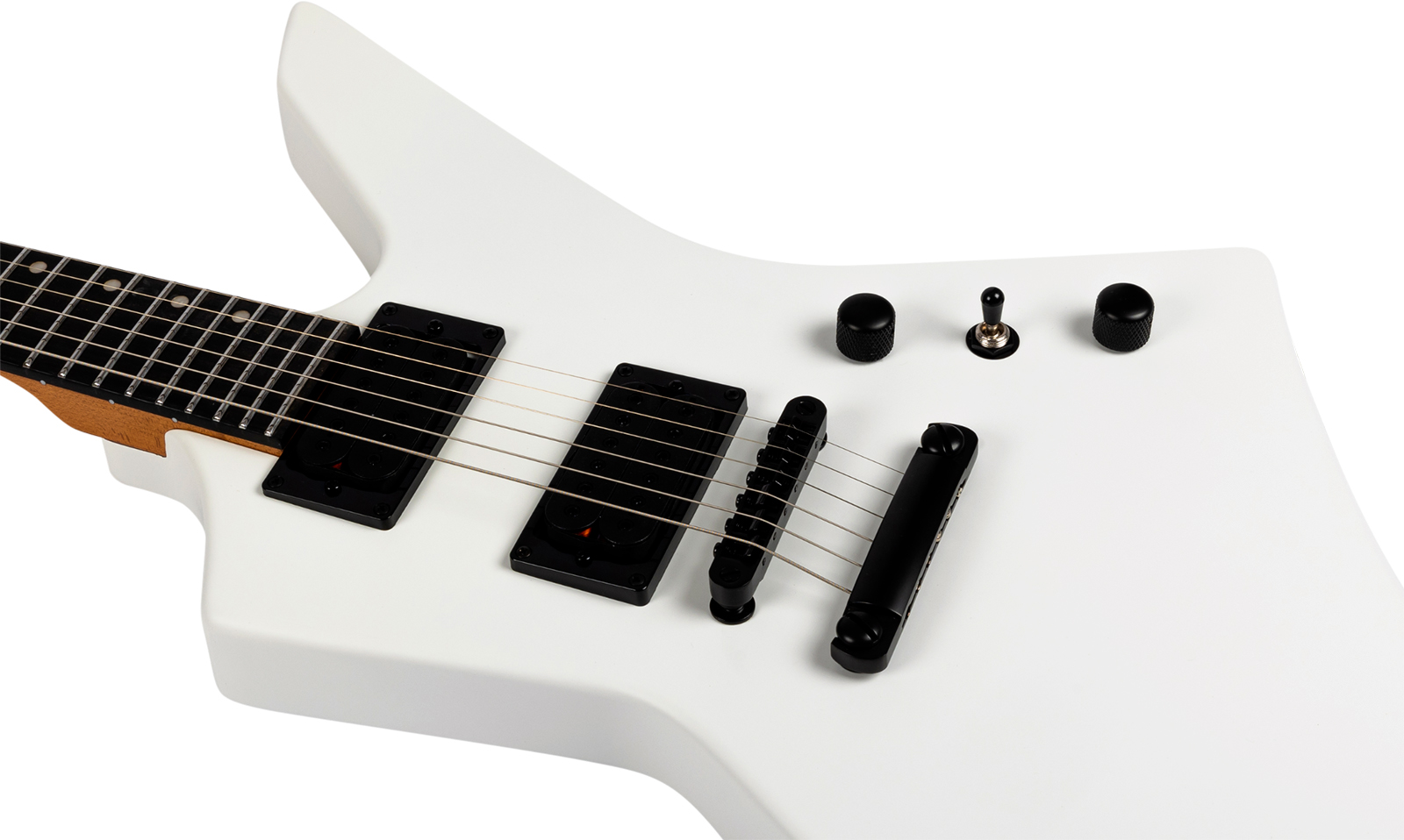 Spira Guitars X400 Mwh 2h Ht Mn - Satin White - Guitare Électrique MÉtal - Variation 4
