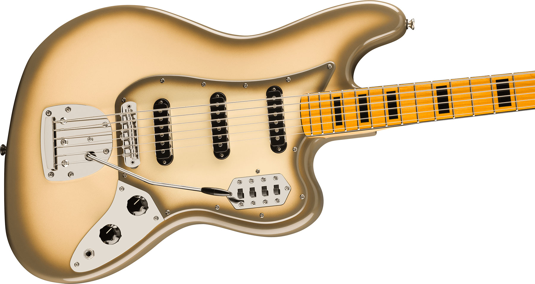 Squier Bass Vi Classic Vibe Fsr Ltd 3s Trem Mn - Antigua - Basse Électrique Solid Body - Variation 2