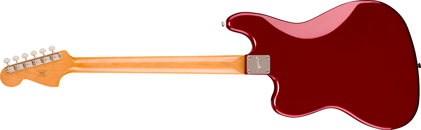 Squier Bass Vi Classic Vibe Ltd 3s Trem Lau - Candy Apple Red W/ Matching Headstock - Basse Électrique Solid Body - Variation 1