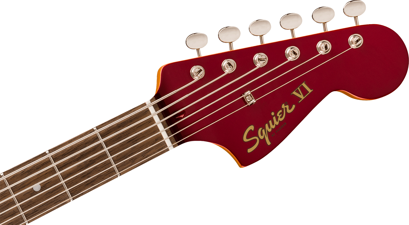 Squier Bass Vi Classic Vibe Ltd 3s Trem Lau - Candy Apple Red W/ Matching Headstock - Basse Électrique Solid Body - Variation 2