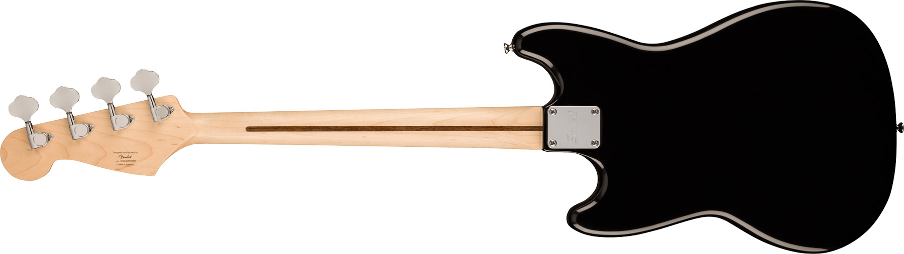 Squier Bronco Bass Sonic Lau - Black - Basse Électrique Solid Body - Variation 1