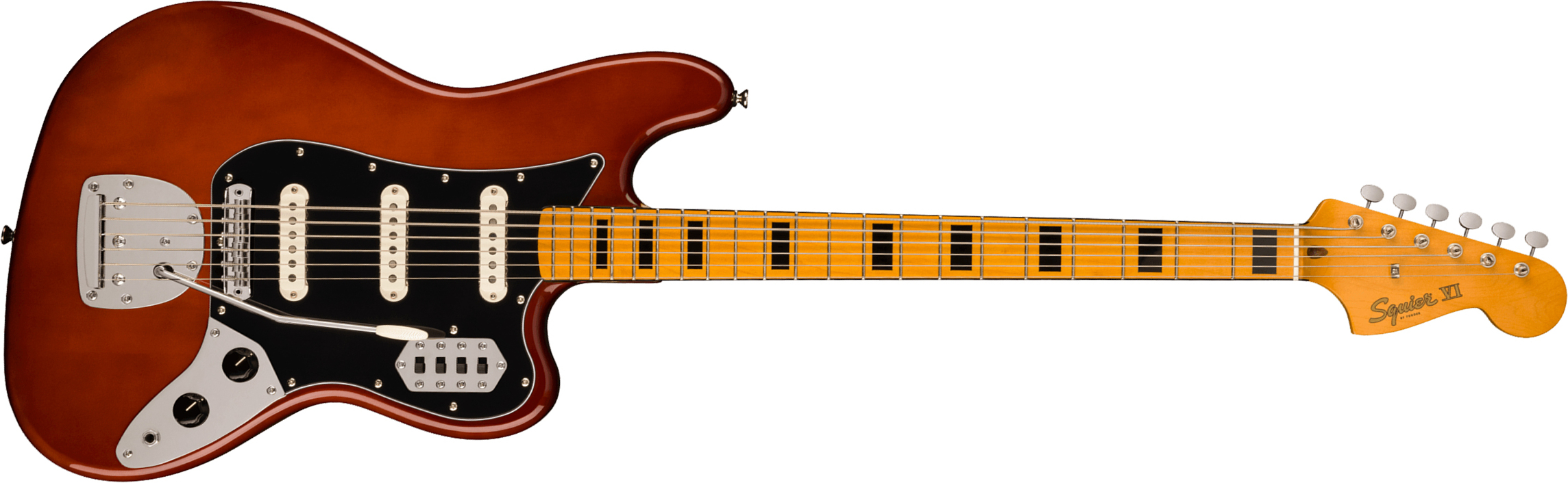 Squier Bass Vi Classic Vibe Fsr Ltd 3s Trem Lau - Walnut - Basse Électrique Solid Body - Main picture