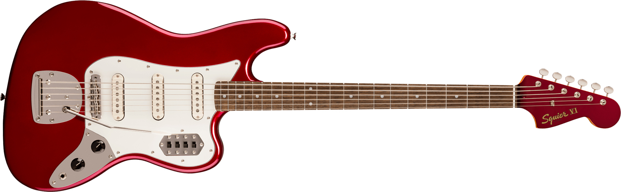 Squier Bass Vi Classic Vibe Ltd 3s Trem Lau - Candy Apple Red W/ Matching Headstock - Basse Électrique Solid Body - Main picture