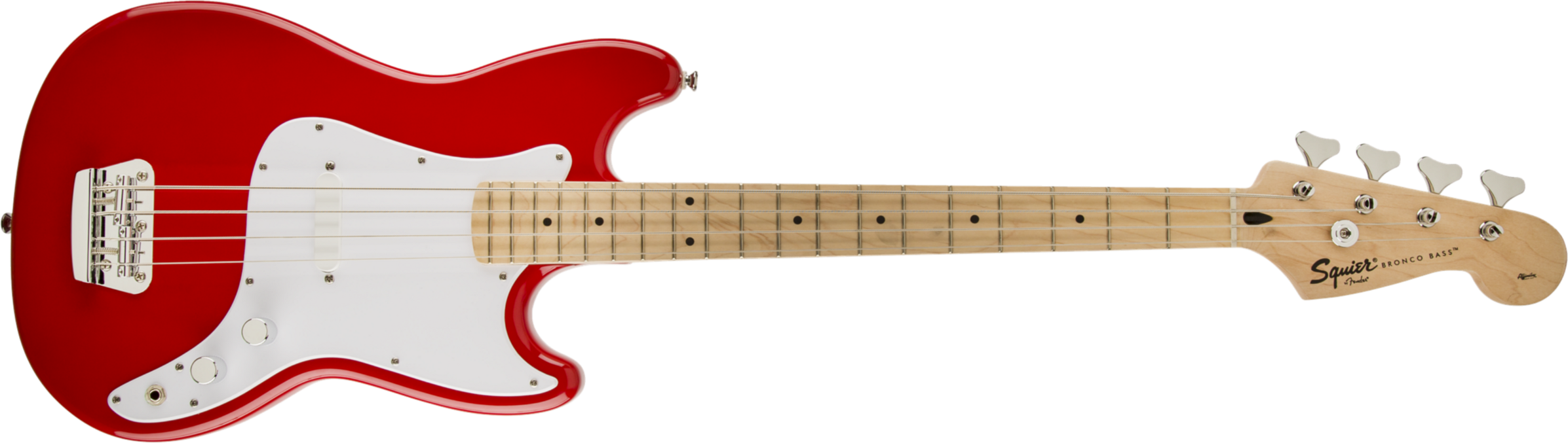 Squier Bronco Bass Mn - Torino Red - Basse Électrique Enfants - Main picture