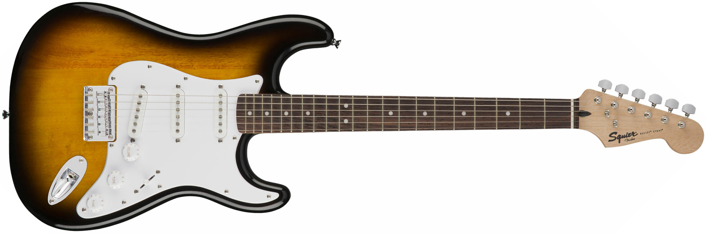 Squier Bullet Stratocaster Ht Sss Rw - Brown Sunburst - Guitare Électrique Forme Str - Main picture