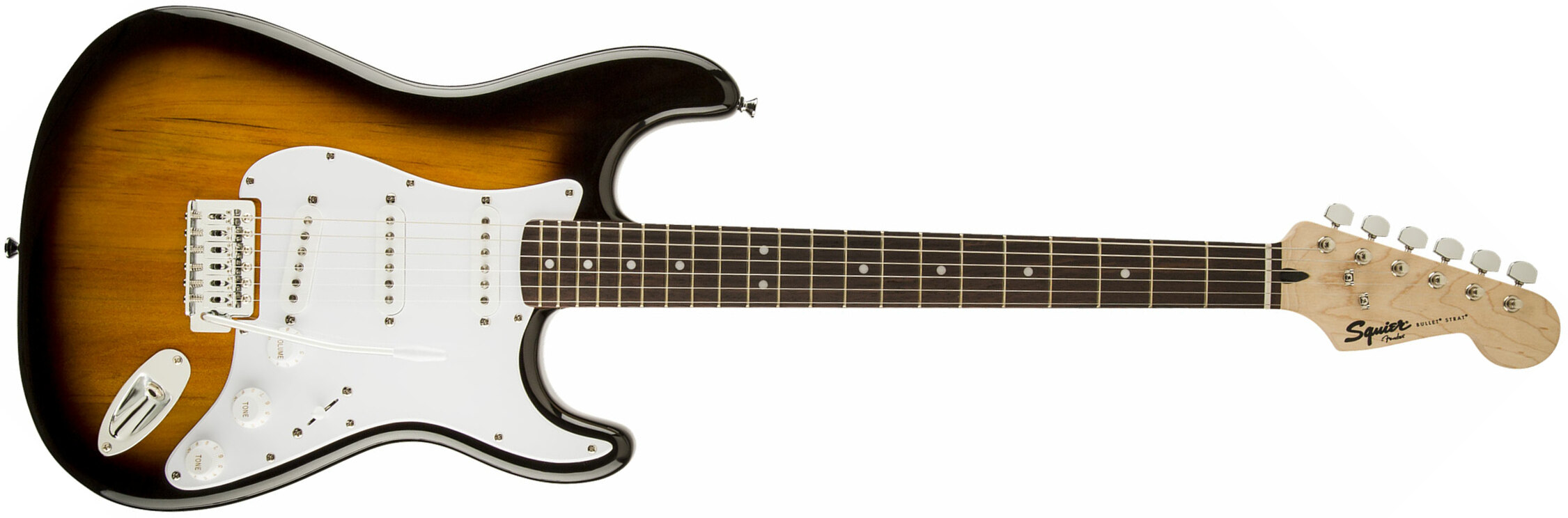 Squier Bullet Stratocaster With Tremolo Sss Lau - Brown Sunburst - Guitare Électrique Forme Str - Main picture