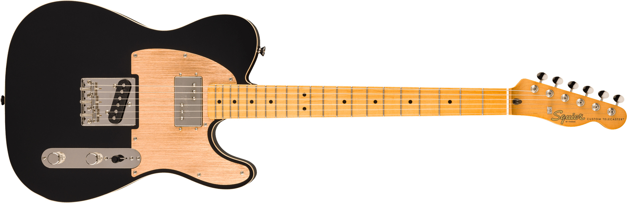 Squier Classic Vibe Tele 60s Custom Fsr Ltd Sh Ht Mn - Black - Guitare Électrique Forme Tel - Main picture