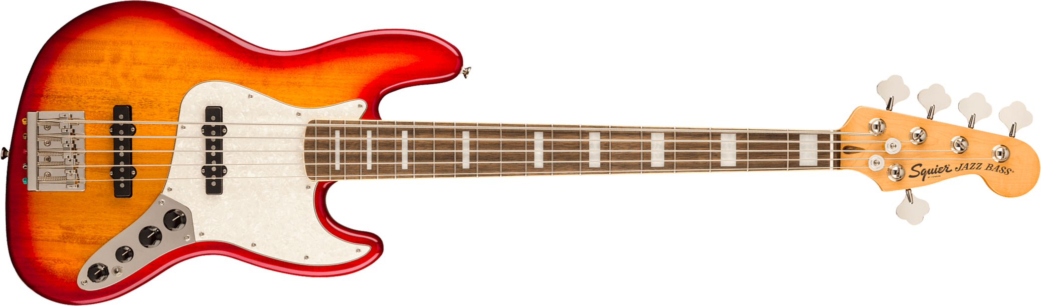 Squier Jazz Bass 70s Active V Classic Vibe 5c Mn - Sienna Sunburst - Basse Électrique Solid Body - Main picture