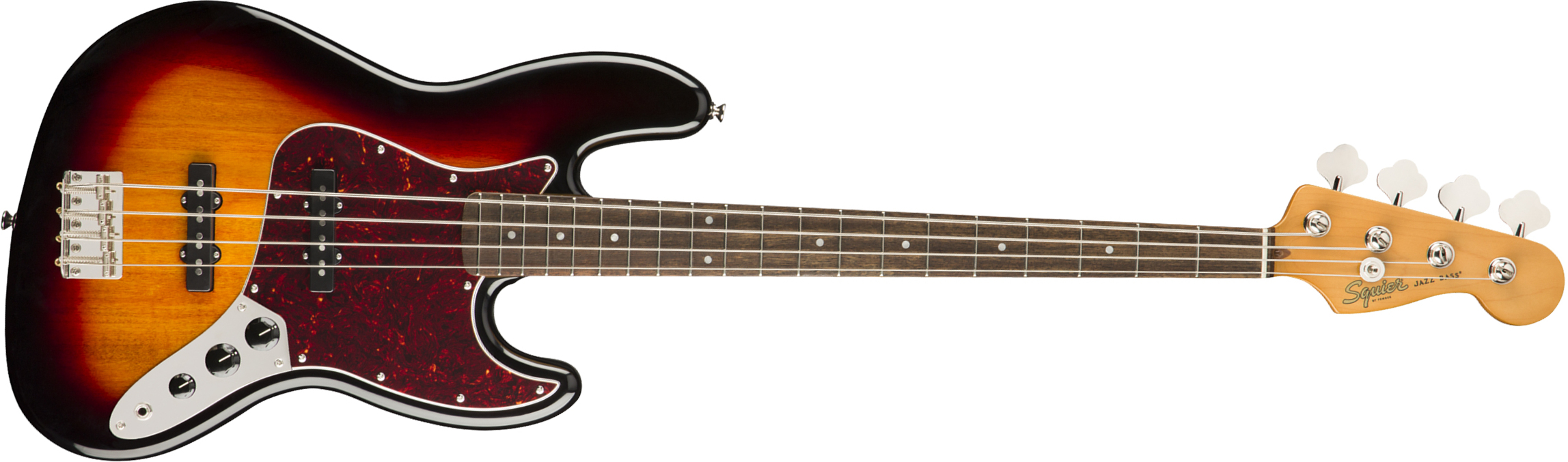 Squier Jazz Bass Classic Vibe 60s 2019 Lau - 3-color Sunburst - Basse Électrique Solid Body - Main picture