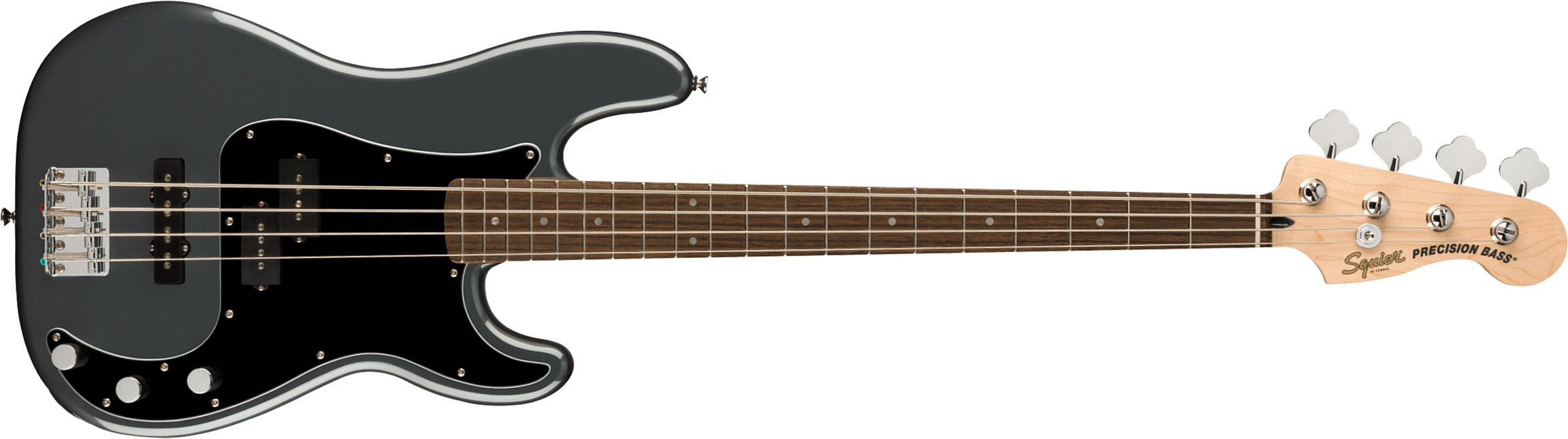 Squier Precision Bass Affinity Pj 2021 Lau - Charcoal Frost Metallic - Basse Électrique Solid Body - Main picture