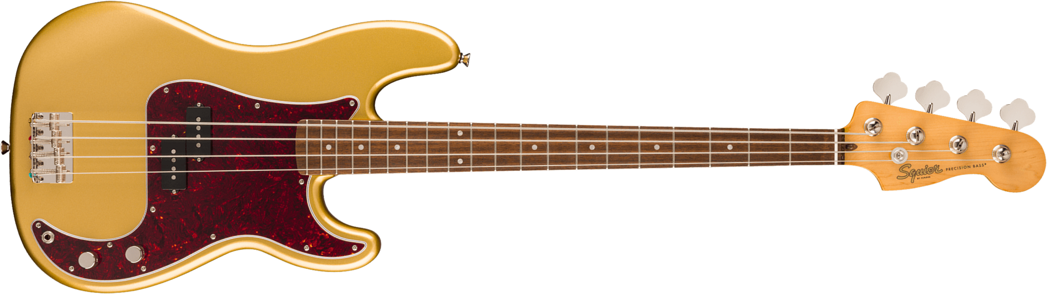 Squier Precision Bass Classic Vibe Fsr Ltd Lau - Aztec Gold - Basse Électrique Solid Body - Main picture