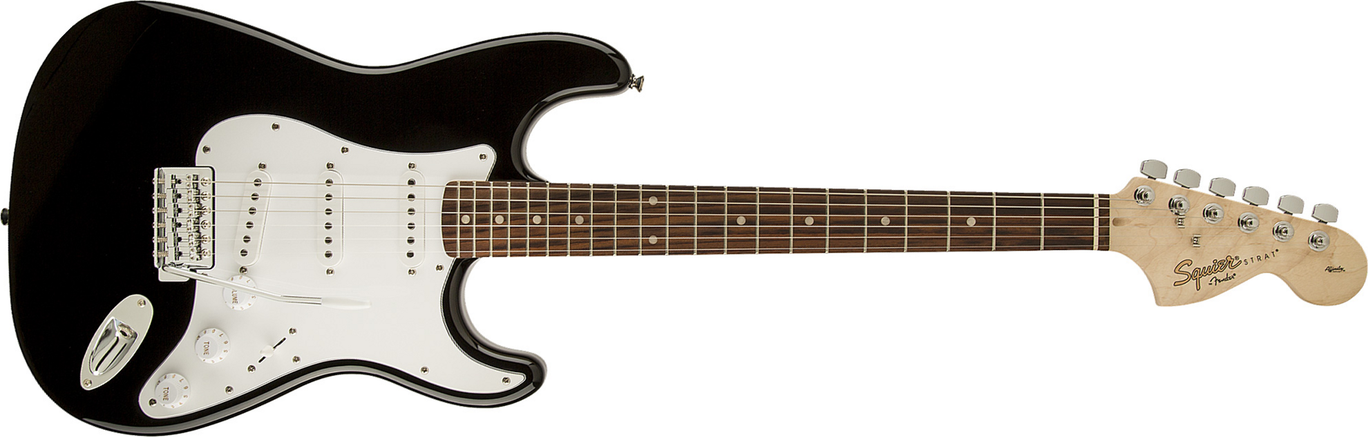 Squier Strat Affinity Series 3s Rw - Black - Guitare Électrique Forme Str - Main picture
