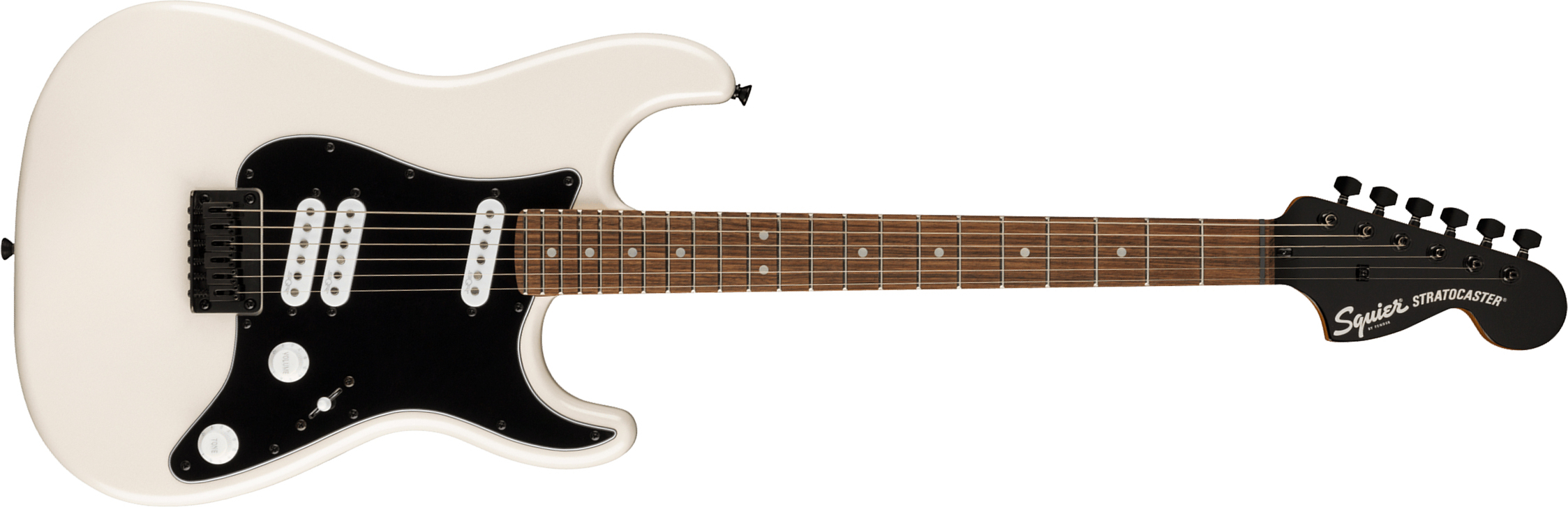 Squier Strat Contemporary Special Ht Sss Lau - Pearl White - Guitare Électrique Forme Str - Main picture