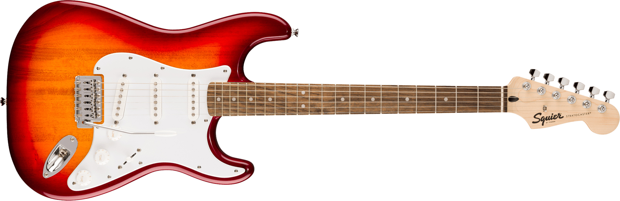 Squier Strat Sonic 3s Trem Lau - Sienna Sunburst - Guitare Électrique Forme Str - Main picture