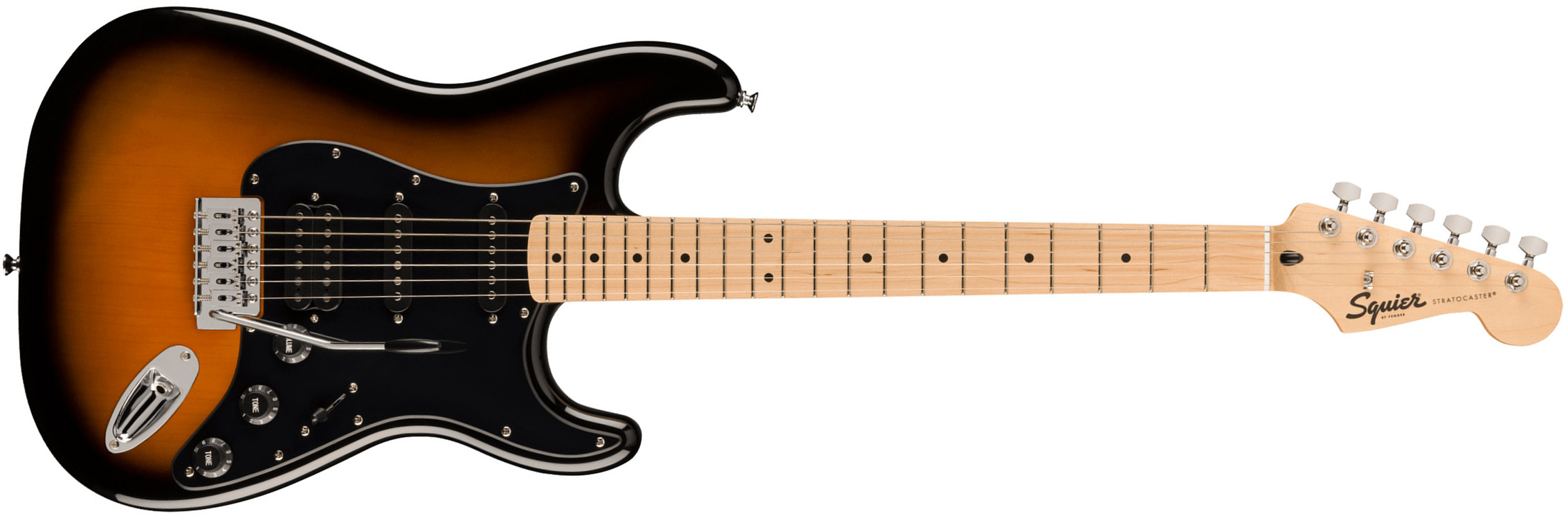 Squier Strat Sonic Hss Trem Mn - 2-color Sunburst - Guitare Électrique Forme Str - Main picture