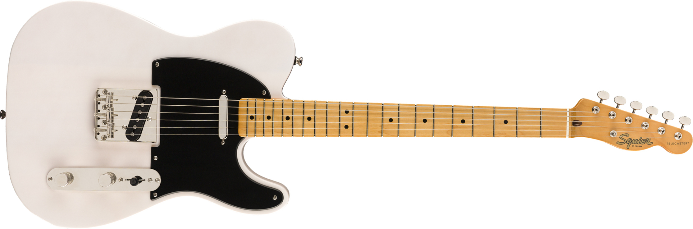 Squier Tele '50s Classic Vibe 2019 Mn 2019 - White Blonde - Guitare Électrique Forme Tel - Main picture