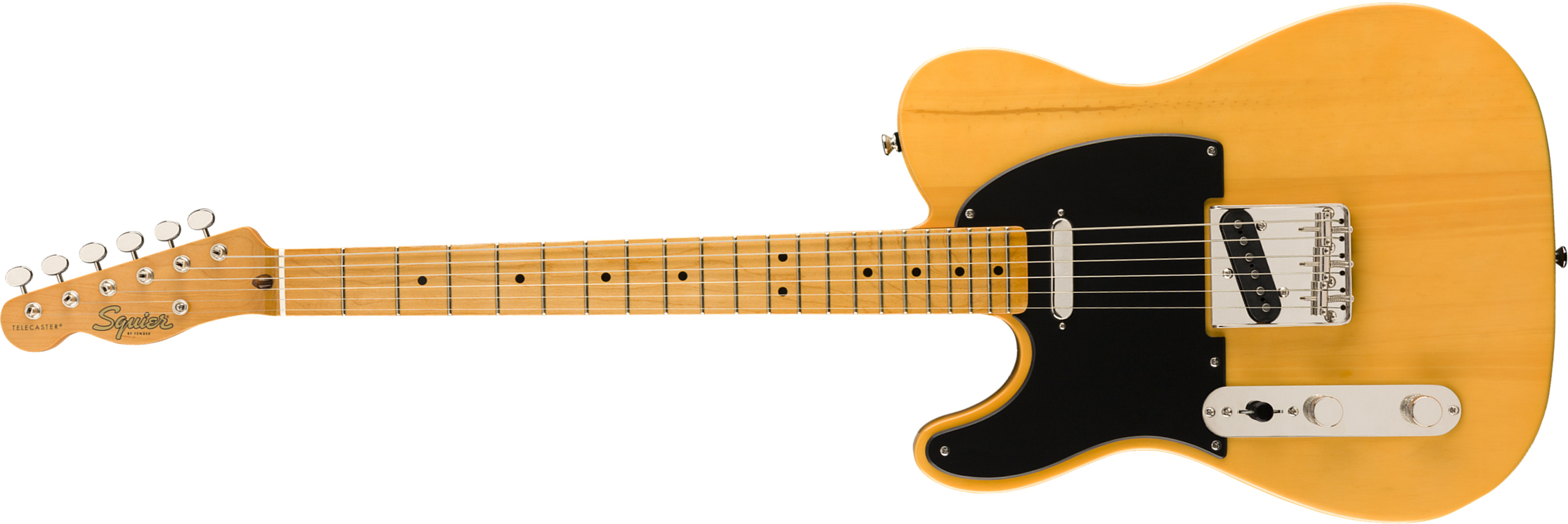 Squier Tele '50s Lh Gaucher Classic Vibe 2019 Mn 2019 - Butterscotch Blonde - Guitare Électrique Gaucher - Main picture