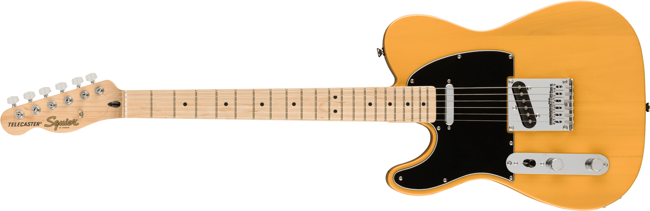 Squier Tele Affinity Gaucher 2021 2s Mn - Butterscotch Blonde - Guitare Électrique Gaucher - Main picture