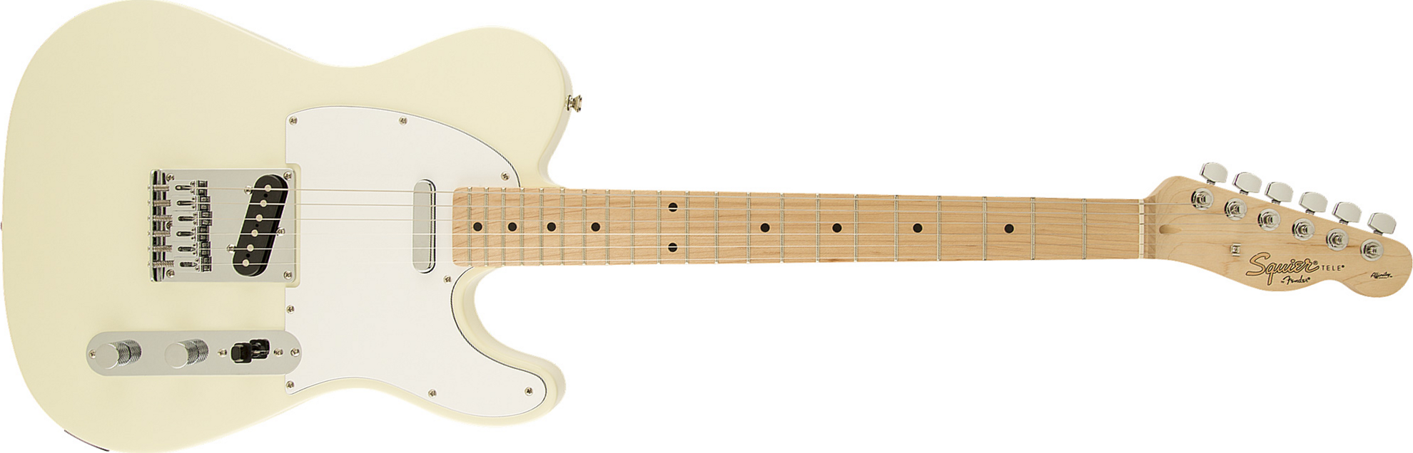 Squier Tele Affinity Series 2013 Mn - Arctic White - Guitare Électrique Forme Tel - Main picture