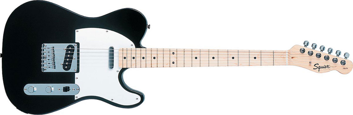 Squier Tele Affinity Series Mn - Black - Guitare Électrique Forme Tel - Main picture