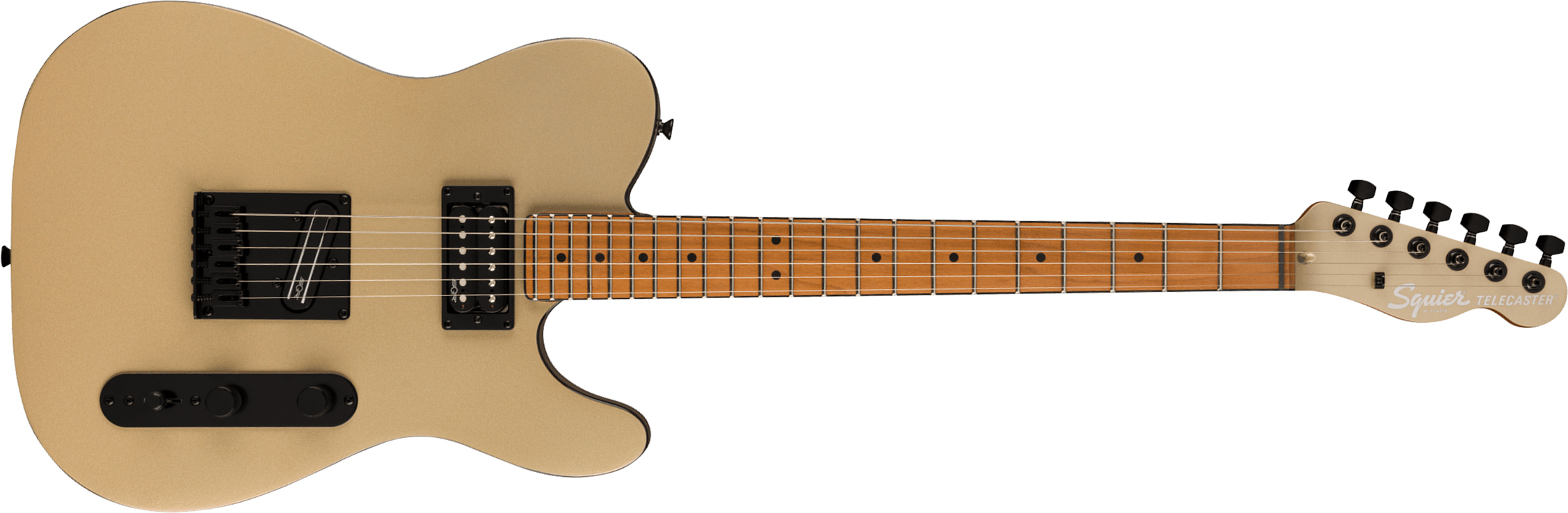 Squier Tele Contemporary Rh Hh Ht Mn - Shoreline Gold - Guitare Électrique Forme Tel - Main picture