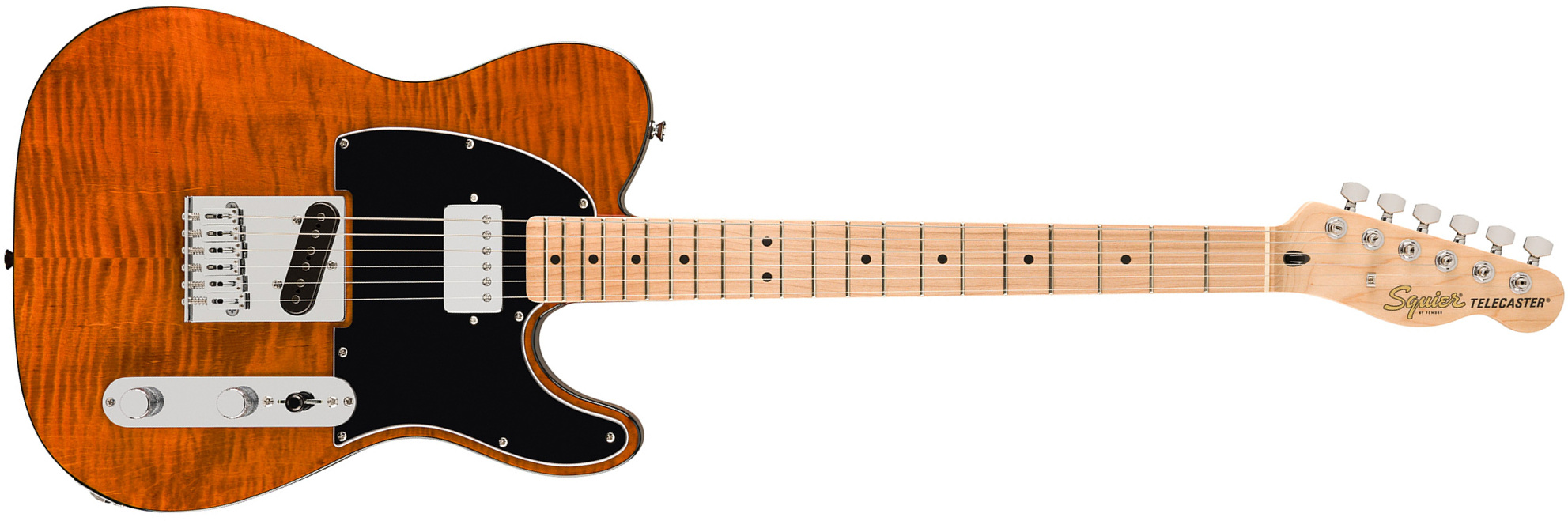 Squier Tele Fmt Sh Affinity Ht Lau - Mocha - Guitare Électrique Forme Tel - Main picture