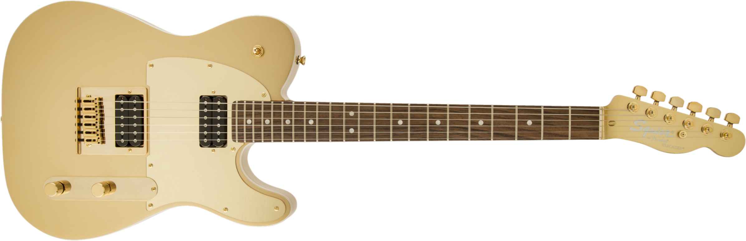 Squier Telecaster J5 (lau) - Frost Gold - Guitare Électrique Forme Tel - Main picture
