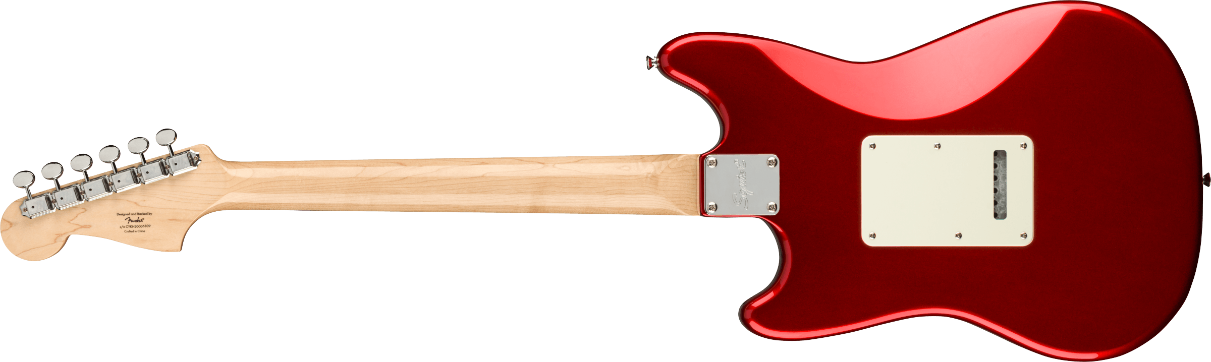 Squier Cyclone Paranormal 3s Trem Lau - Candy Apple Red - Guitare Électrique RÉtro Rock - Variation 1