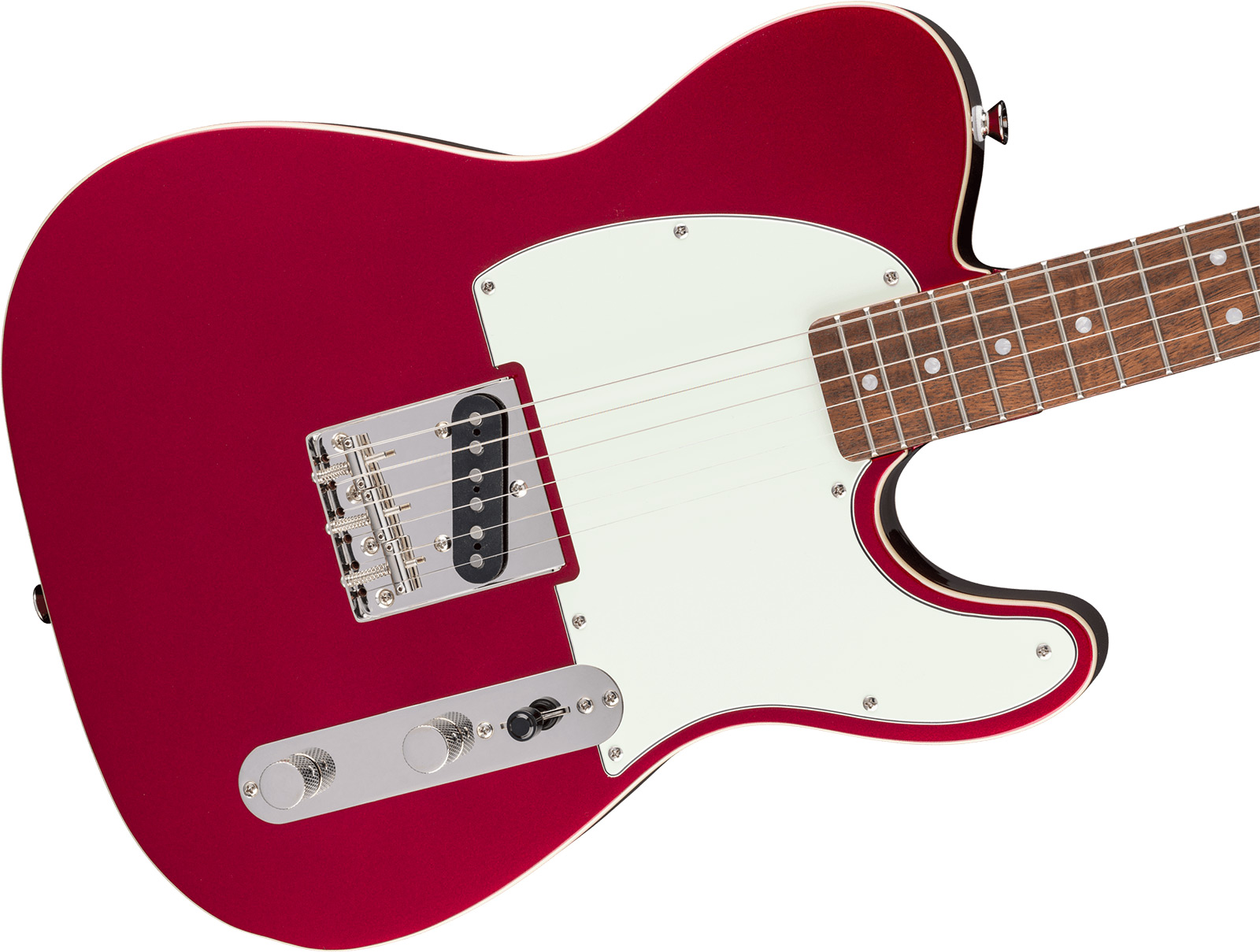 Squier Esquire / Tele Custom Classic Vibe 1s Ht Lau - Candy Apple Red - Guitare Électrique Forme Tel - Variation 2