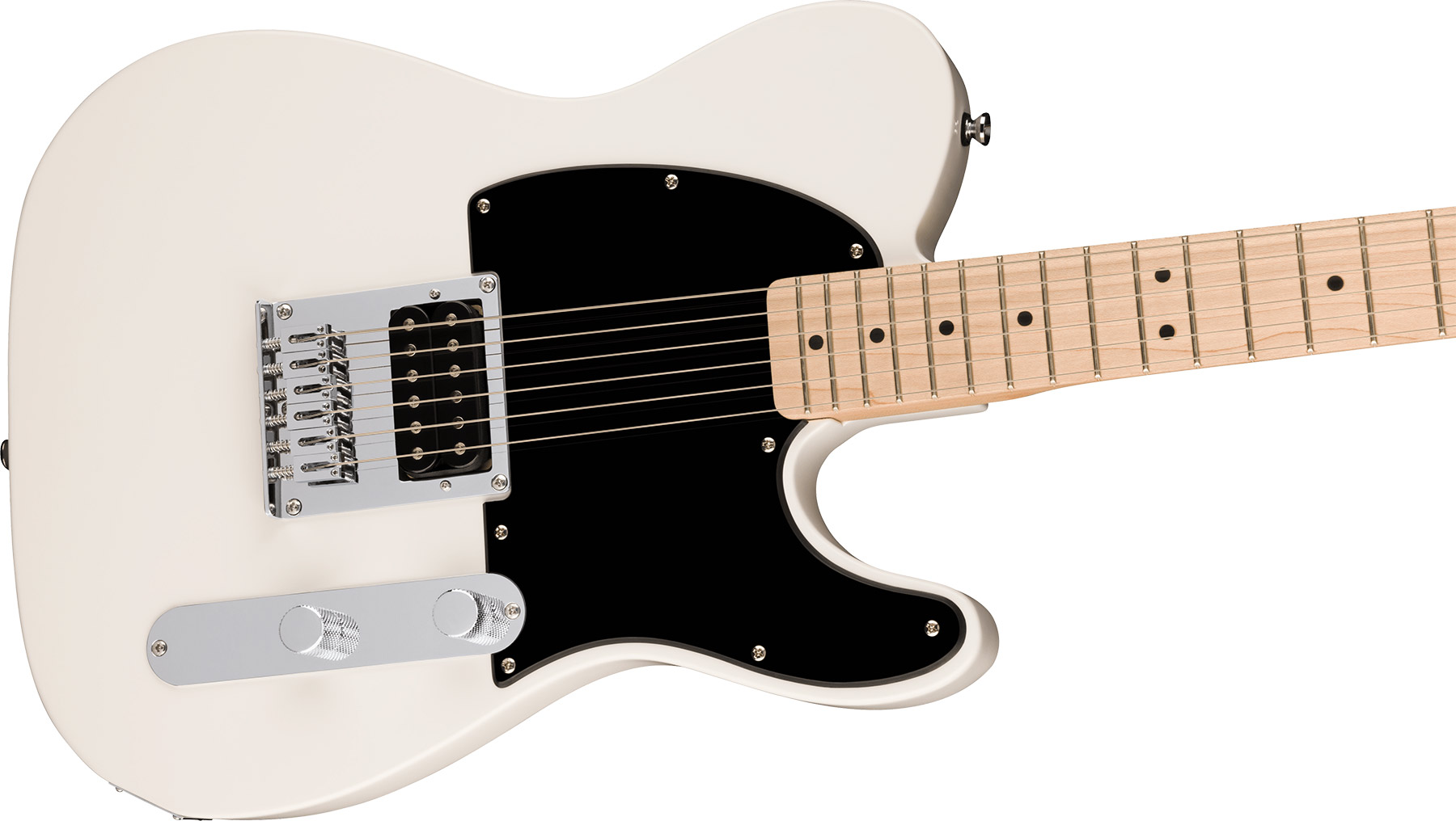 Squier Esquire/tele Sonic H Ht Mn - Arctic White - Guitare Électrique Forme Tel - Variation 2